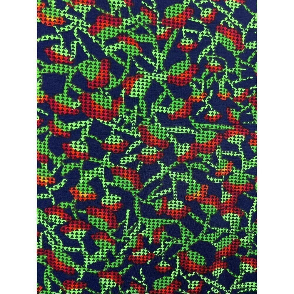 LuLaRoe Gigi Women's Cherry Lime Green Top - Picture 3 of 6